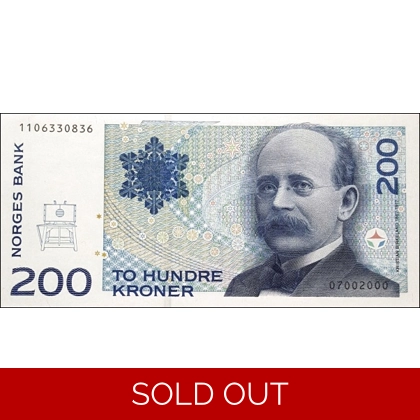 Norway - 200 Kroner - 2000 - P48c - B680d